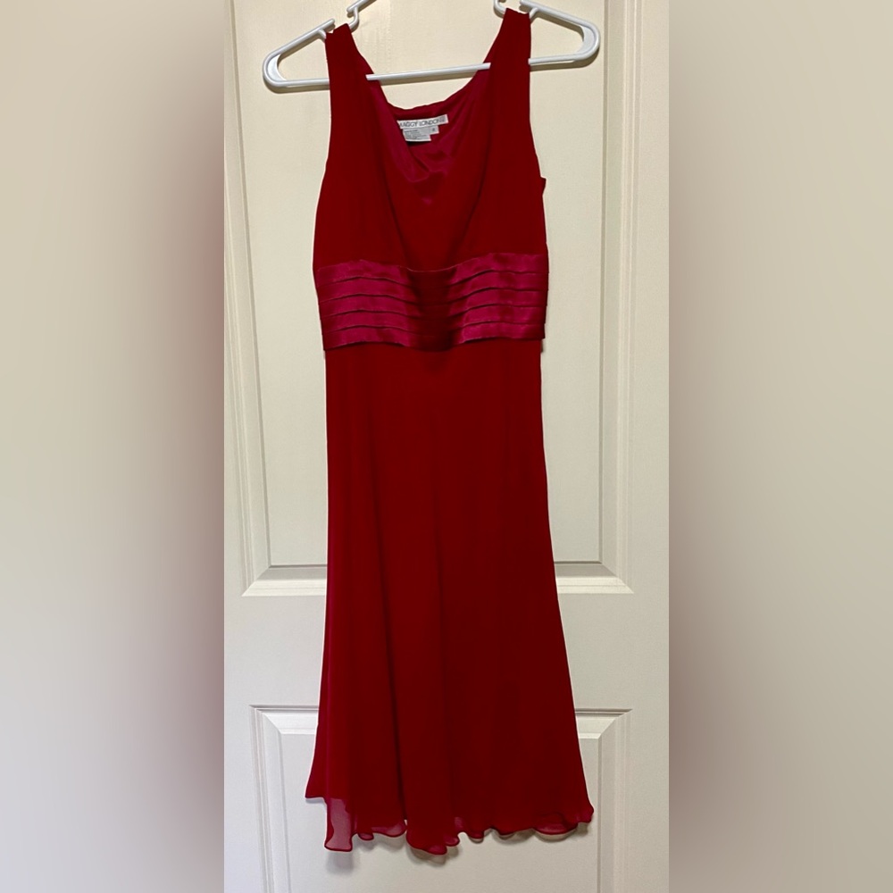Maggie London red dress